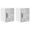 Fali szekrény lucca 2 pcs betonszürke 30 x 31 x 40 cm
