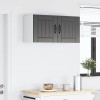 Fali szekrény lucca 2 pcs fekete 40 x 31 x 40 cm szerelt fa