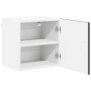 Fali szekrény lucca 2 pcs fekete 40 x 31 x 40 cm szerelt fa