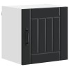 Fali szekrény lucca 2 pcs fekete 40 x 31 x 40 cm szerelt fa