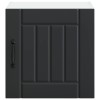Fali szekrény lucca 2 pcs fekete 40 x 31 x 40 cm szerelt fa