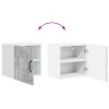 Fali szekrény lucca 2 pcs betonszürke 40 x 31 x 40 cm