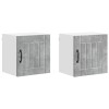 Fali szekrény lucca 2 pcs betonszürke 40 x 31 x 40 cm