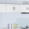 Fali szekrény lucca 2 pcs magasfényű fehér 40 x 31 x 40 cm