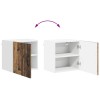 Fali szekrény lucca 2 pcs antik fa 40 x 31 x 40 cm szerelt fa