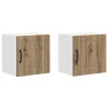 Fali szekrény lucca 2 pcs kézműves tölgy 40 x 31 x 40 cm