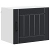 Fali szekrény lucca 2 pcs fekete 50 x 31 x 40 cm szerelt fa