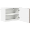 Fali szekrény lucca 2 pcs barna tölgy 50 x 31 x 40 cm