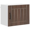 Fali szekrény lucca 2 pcs barna tölgy 50 x 31 x 40 cm