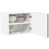 Fali szekrény lucca 2 pcs barna tölgy 50 x 31 x 40 cm