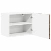 Fali szekrény lucca 2 pcs antik fa 50 x 31 x 40 cm szerelt fa