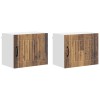 Fali szekrény lucca 2 pcs antik fa 50 x 31 x 40 cm szerelt fa