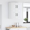 Fali szekrény lucca 2 pcs fehér 60 x 31 x 40 cm szerelt fa