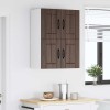 Fali szekrény lucca 2 pcs barna tölgy 60 x 31 x 40 cm