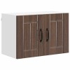 Fali szekrény lucca 2 pcs barna tölgy 60 x 31 x 40 cm
