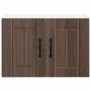 Fali szekrény lucca 2 pcs barna tölgy 60 x 31 x 40 cm