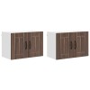 Fali szekrény lucca 2 pcs barna tölgy 60 x 31 x 40 cm