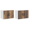Fali szekrény lucca 2 pcs antik fa 60 x 31 x 40 cm szerelt fa