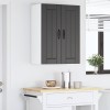 Fali szekrény lucca 2 pcs fekete 30 x 31 x 80 cm szerelt fa