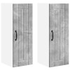 Fali szekrény lucca 2 pcs betonszürke 30 x 31 x 80 cm