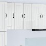 Fali szekrény lucca 2 pcs magasfényű fehér 30 x 31 x 80 cm