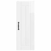 Fali szekrény lucca 2 pcs magasfényű fehér 30 x 31 x 80 cm