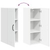 Fali szekrény lucca 2 pcs magasfényű fehér 30 x 31 x 80 cm