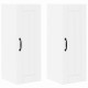 Fali konyhaszekrény 2 pcs magas fényű fehér 30 x 31 x 80 cm