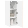 Fali szekrény lucca 2 pcs barna tölgy 30 x 31 x 80 cm