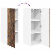 Fali szekrény lucca 2 pcs antik fa 30 x 31 x 80 cm szerelt fa