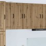 Fali üveges szekrény lucca kézműves tölgy 60 x 31 x 80 cm