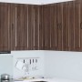 Fali sarokszekrény porto barna tölgy 57 x 57 x 100 cm faanyag