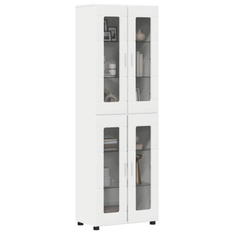 Magasfiú polcokkal florin fehér 60 x 35 x 182 cm faanyag