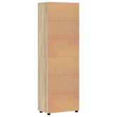 Magasfiú polcokkal florin sonoma tölgy 60 x 35 x 182 cm faanyag