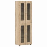 Magasfiú polcokkal florin sonoma tölgy 60 x 35 x 182 cm faanyag