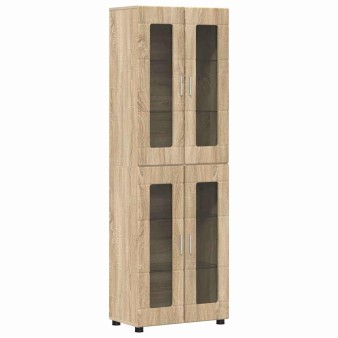 Magasfiú polcokkal florin sonoma tölgy 60 x 35 x 182 cm faanyag