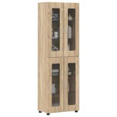 Magasfiú polcokkal florin sonoma tölgy 60 x 35 x 182 cm faanyag
