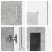 Magasfiú polcokkal florin beton szürke 60 x 35 x 182 cm faanyag