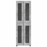 Magasfiú polcokkal florin beton szürke 60 x 35 x 182 cm faanyag