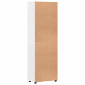Magasfiú florin magas fényű fehér 60 x 35 x 182 cm faanyag