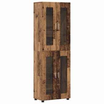 Magasfiú polcokkal florin öreg fa 60 x 35 x 182 cm faanyag
