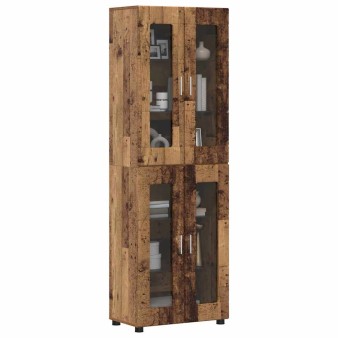 Magasfiú polcokkal florin öreg fa 60 x 35 x 182 cm faanyag