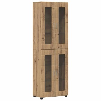 Magasfiú ajtóval florin artisan tölgy 60 x 35 x 182 cm faanyag
