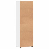 Magasfiú polcokkal florin fehér 60 x 35 x 182 cm faanyag