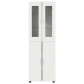Magasfiú polcokkal florin fehér 60 x 35 x 182 cm faanyag