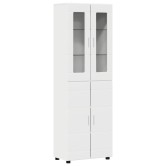 Magasfiú polcokkal florin fehér 60 x 35 x 182 cm faanyag