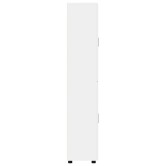 Magasfiú polcokkal florin fehér 60 x 35 x 182 cm faanyag