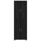 Magasfiú polcokkal florin fekete 60 x 35 x 182 cm faanyag Magasfiú polcokkal florin fekete 60 x 35 x 182 cm faanyag