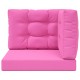 Kültéri kanapé párna 3 pcs rózsaszín poliészter