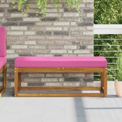 Ülőpárna rózsaszín 115 x 40 x 8 cm 100% poliészter